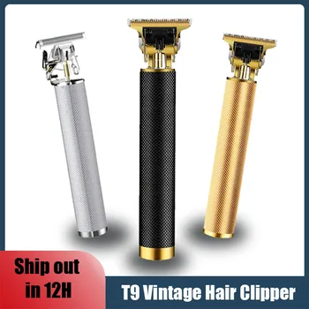 Electric Hair Cutting Machine Vintage T9 Clipper Hair Rechargeable Man Shaver Trimmer 1