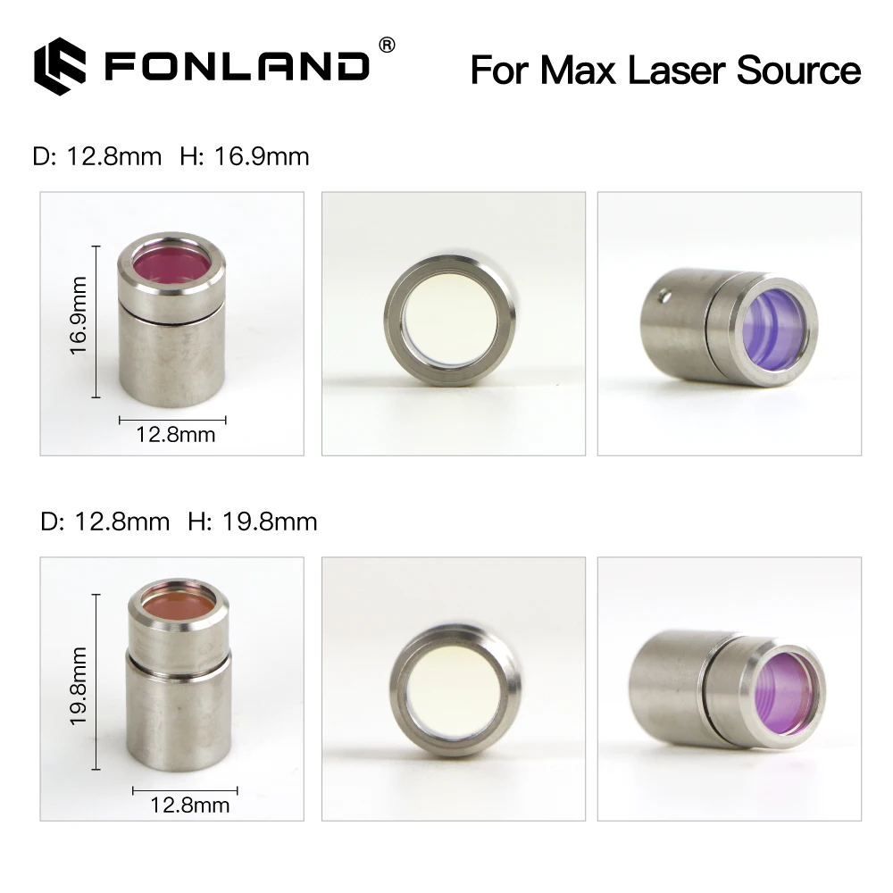 Fonland Fiber Laser Source QBH Output Connector Protective Window Lens Group Raycus Reci MAX JPT IPG GW Laser Cutting Head laser module,laser machine spare parts