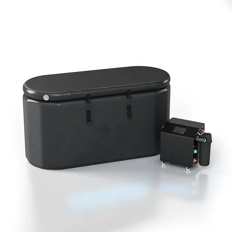 

Custom Logo portable cold bath tub recovery home cold plunge tank inflatable ice water pool tub with chiller