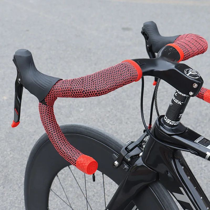 MUQZI Road Bike Handlebar Tape Bicycle Handle Bar Grip Tape With Handlebar End Plugs