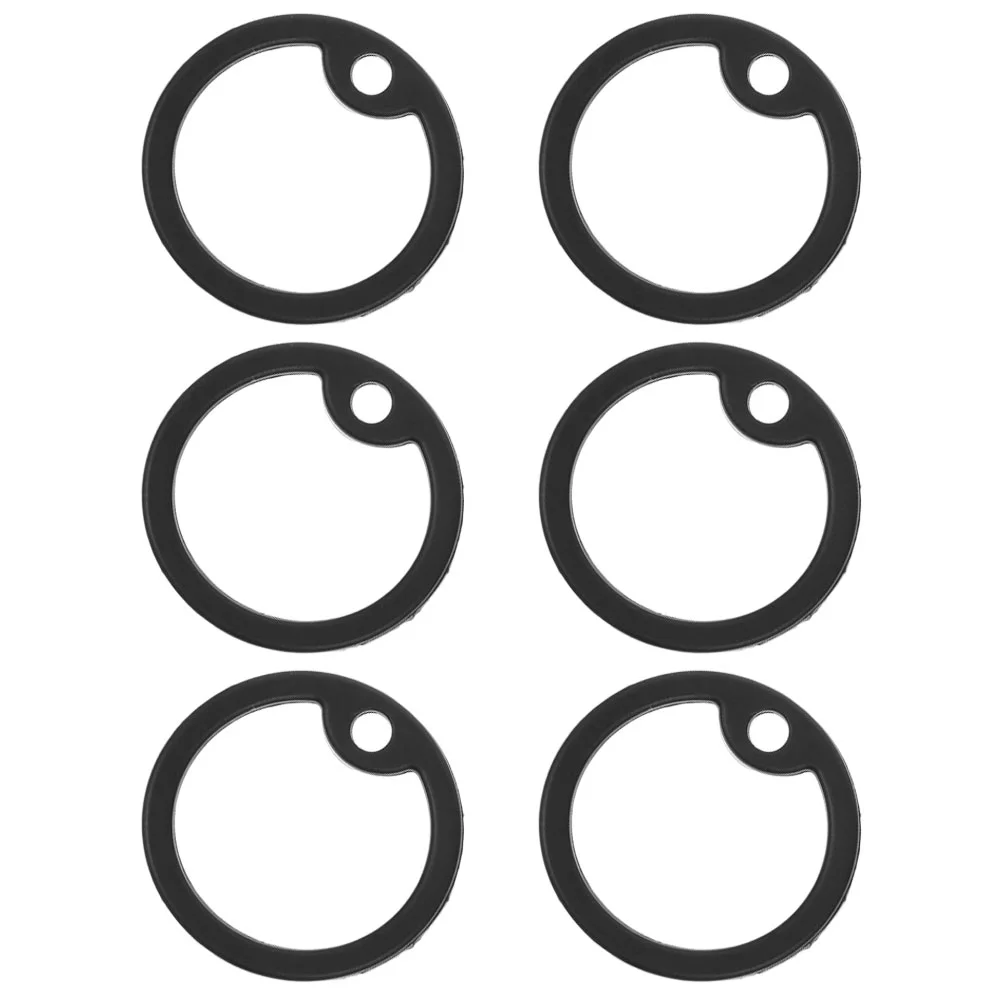 

6 Pcs Silencer Pet Id Supplies Labels Pets Convenient Tag Dog Cover Ring Name