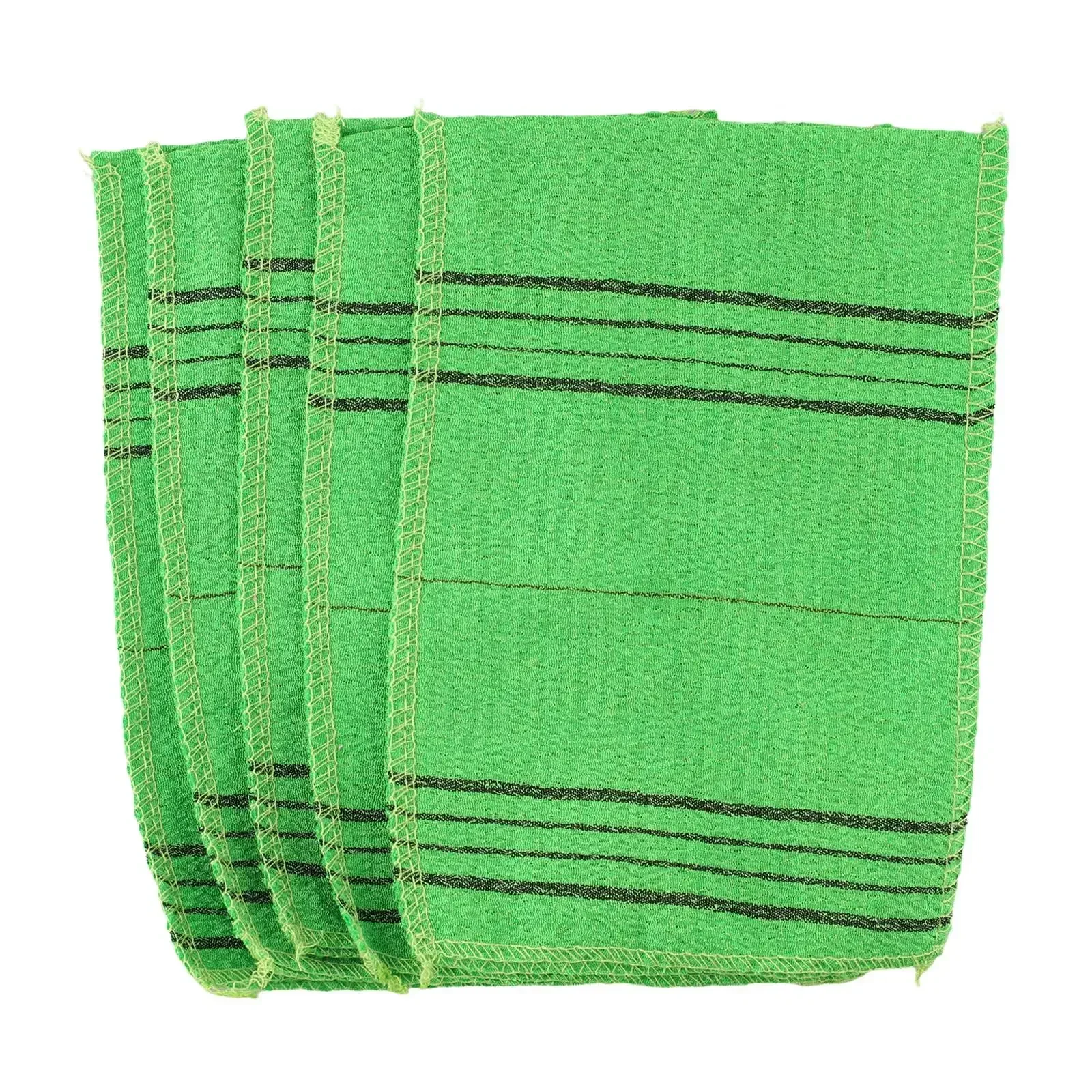 5Pcs Korean Exfoliating Washcloth Mitt Asian Exfoliating Bath Body Scrub Mitt Italy Towel Double Sided Exfoliating Cloth Gloves 2