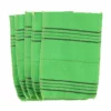 5Pcs Korean Exfoliating Washcloth Mitt Asian Exfoliating Bath Body Scrub Mitt Italy Towel Double Sided Exfoliating Cloth Gloves 2