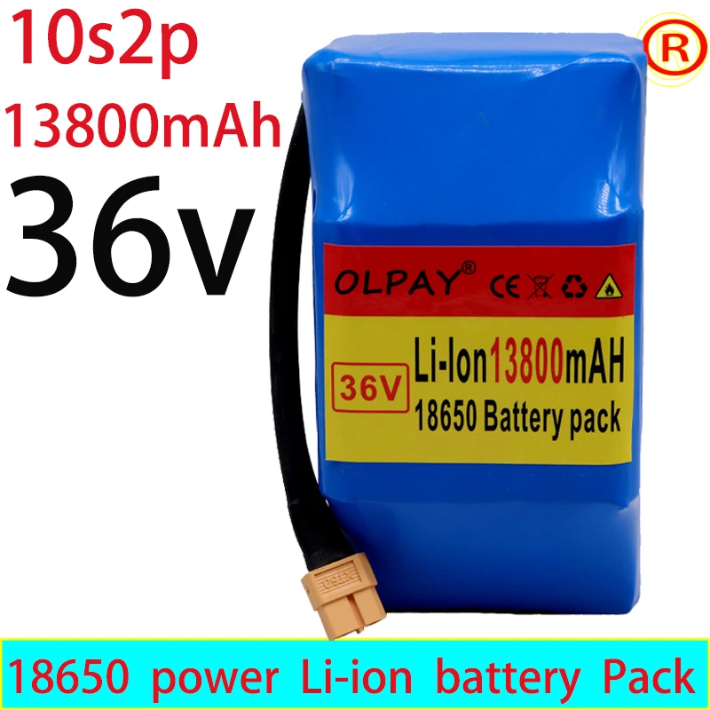 100% Original 10s2p 36V Li Ion Akku 13800 MAH 13,8 Ah Einzigen Zyklus ...