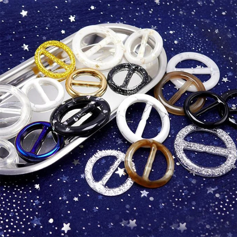 DIY Craft Casting Tool Belt Button Epoxy Resin Mold Napkin Buckle Silicone Mould