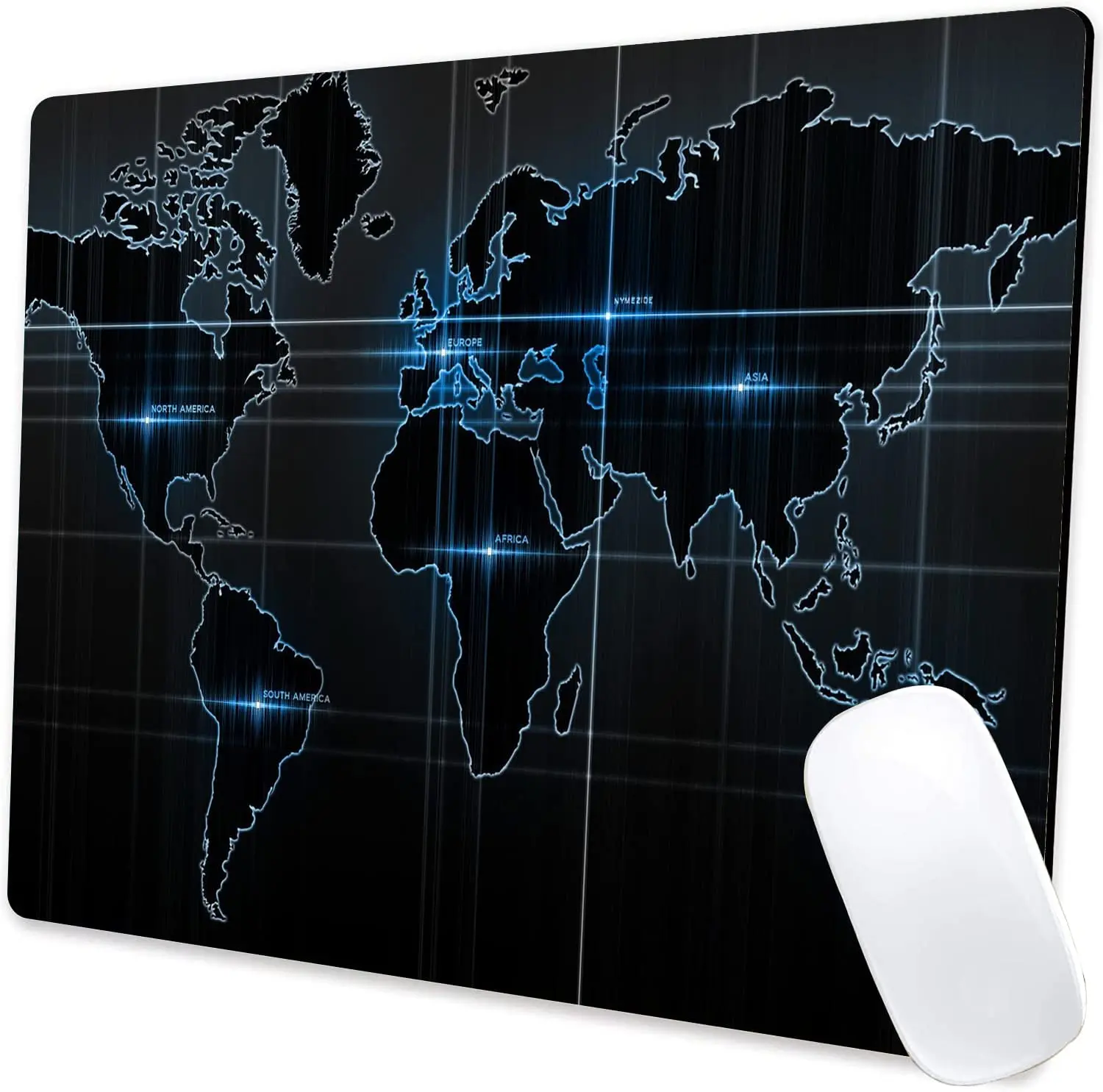 

Map Mouse Pad Gaming Mouse Mat Waterproof Mouse Pad Non-Slip Rubber Base MousePads 9.5x7.9x0.12 Inch