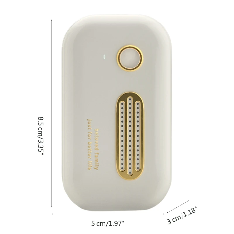 오존 발생기 USB 충전 휴대용 공기 청정기 배터리 작동 옷장