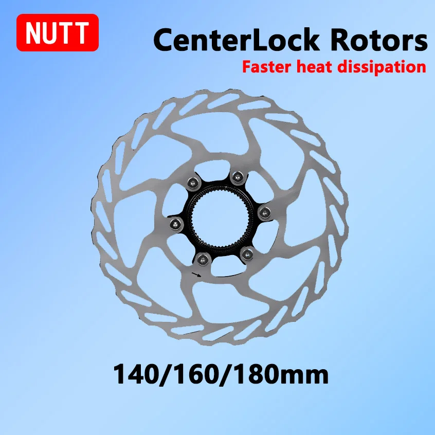 Nutt Rs6 Mountain Road Bike Brake Disc 140mm 160mm Center Lock Brake