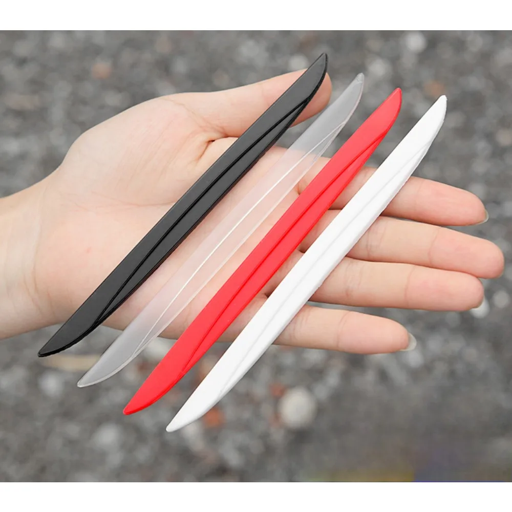 4PCS / Set Universal Scrape Guard Bumper Guards Car Door Edge Protector Rearview Mirror Protection Sticker Protective Strip car door edge guards car door protector car bumper protector