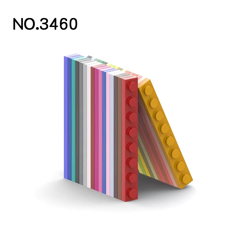 20pcs moc 3460 Platte 1x8 Ziegel Teile Bausteine Partikel DIY Kinder Gehirn Spiel Assmble Spielzeug Geburtstags geschenk