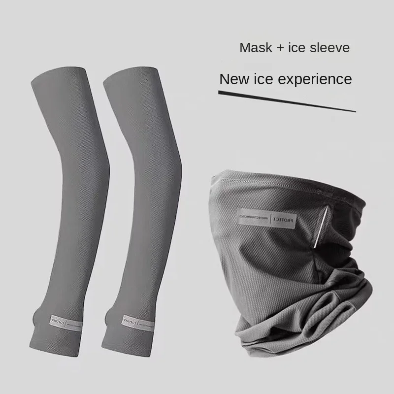 Enhanced UV Protection Ice Silk Arm and Face Cover
