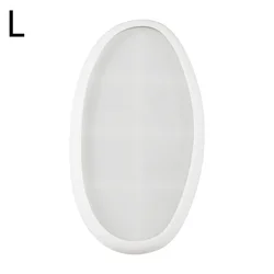 Circular Silicone Mold for DIY Decorative Gypsum and Resin Crafts (OM105-L)