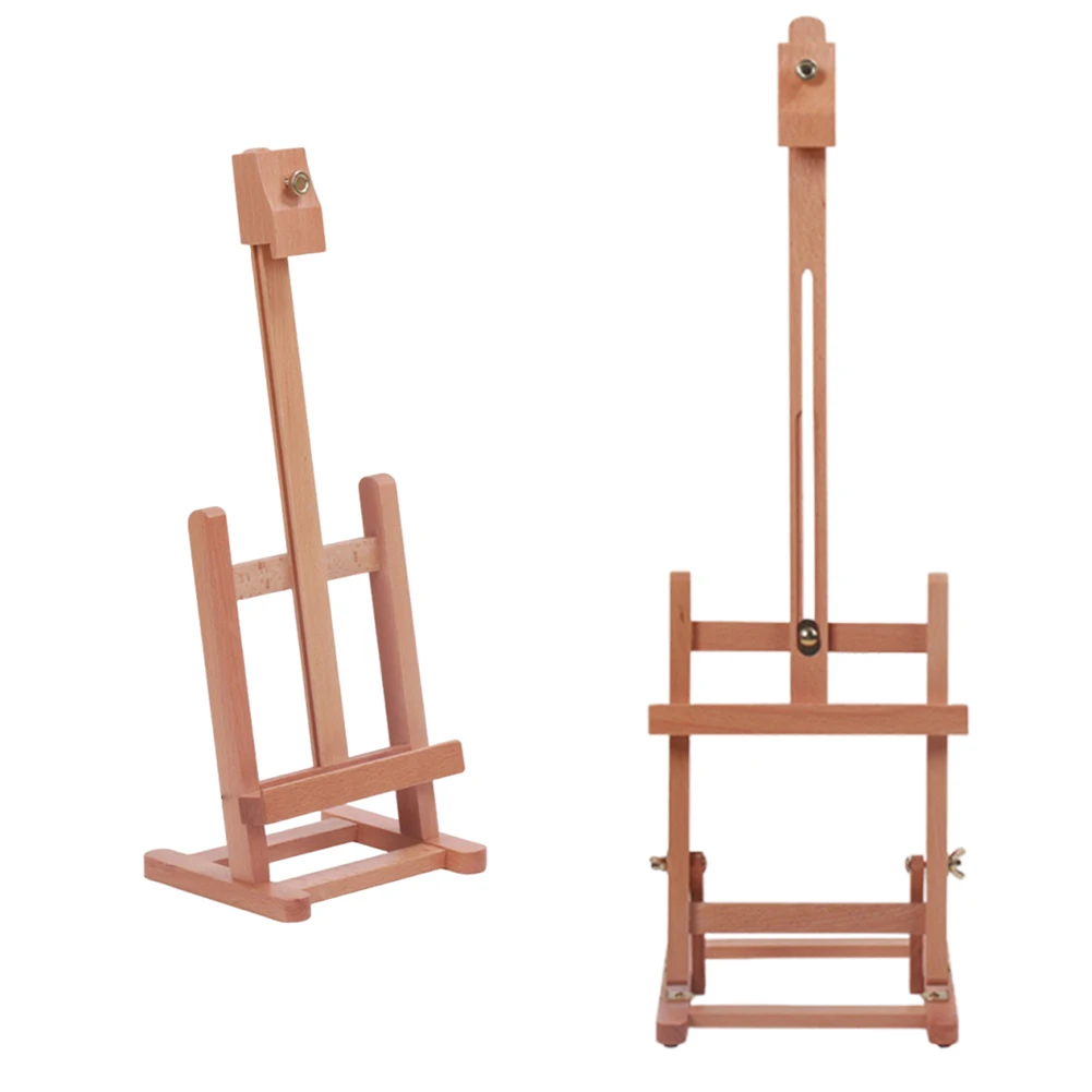Tabletop Wooden Easel Painting Easel Stand Desktop Painting Stand for Adults Beginners Artists 43x16cm/64x19.5cm