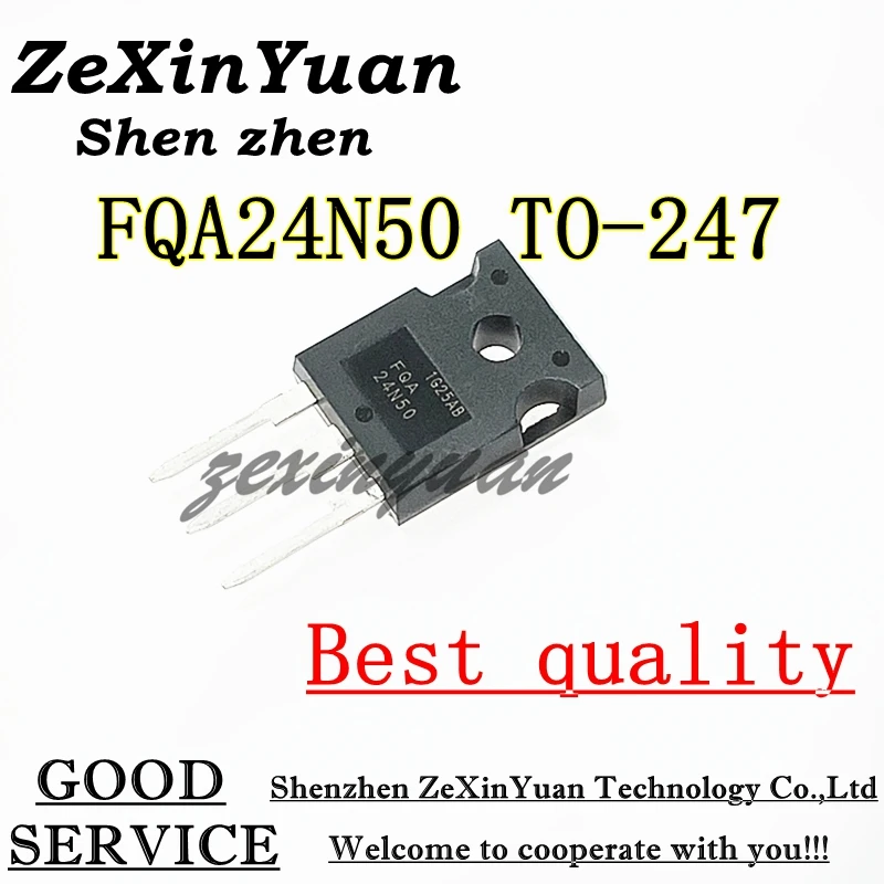 Transistor-MOSFET-de-potencia-10-Uds-FQA24N50-FQA24N50F-o-FDA24N50 ...