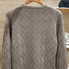 Luxury Premium Quality Men's Wool Blend Thickened Warm Knitted Sweater Winter Elegant Old Money Business Casual Pullover 4