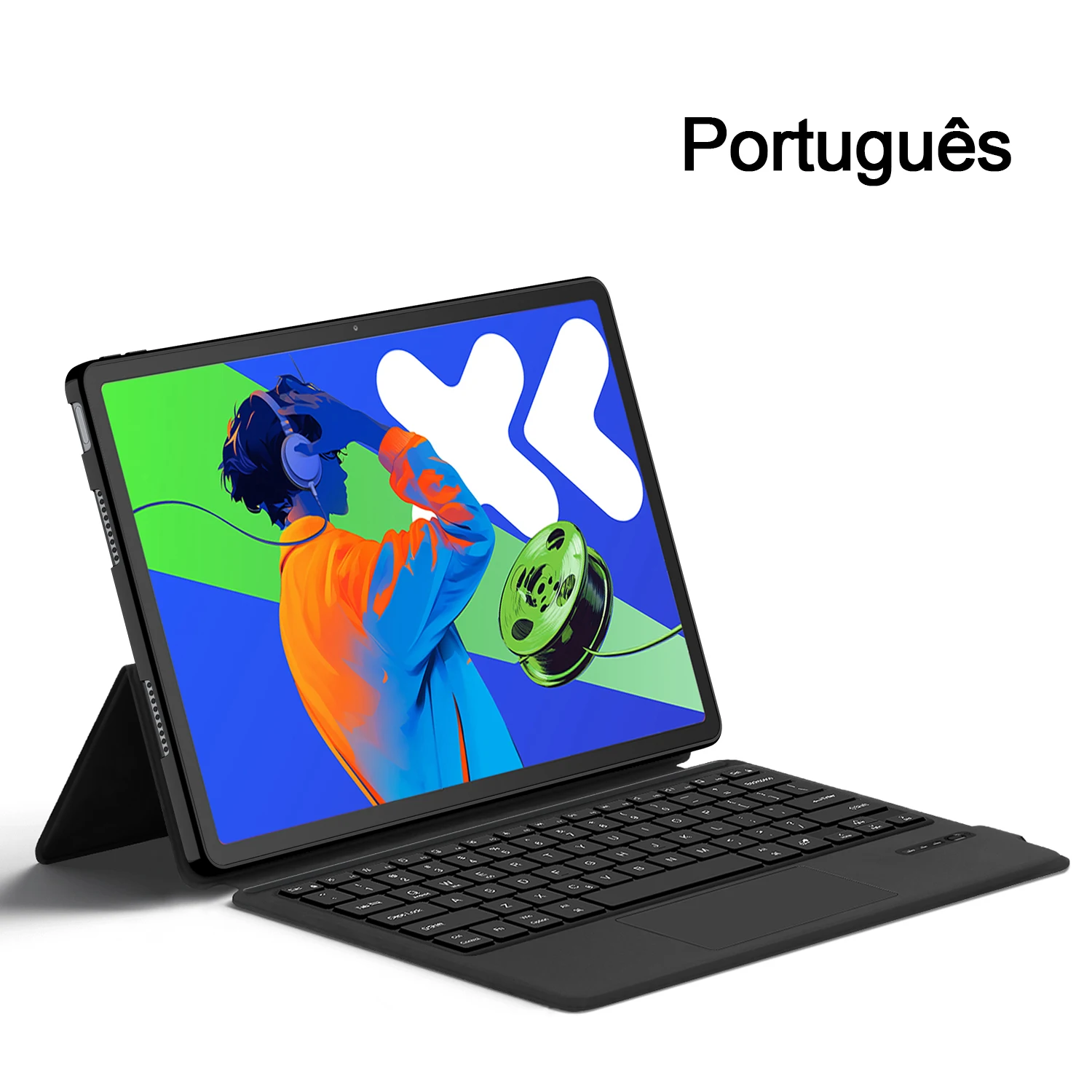 Enhanced Trackpad Keyboard Case with Protective Cover