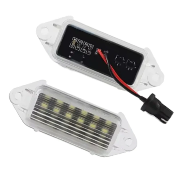 12V 2Pcs LED Number License Plate Lights for Mitsubishi