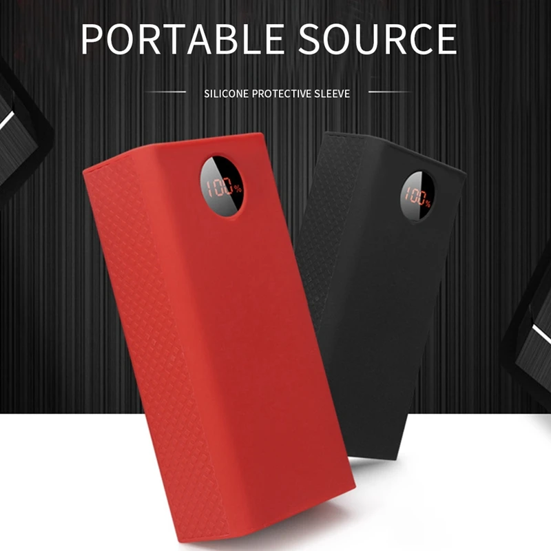 Portable Power Bank Protective Case 40000Mah Power Bank Silicone Case For Romoss Zeus Pea40