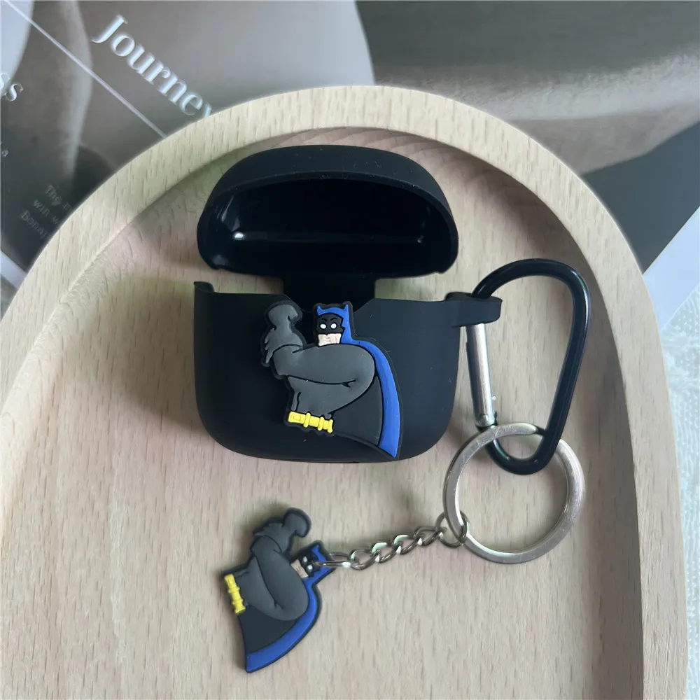 Custodia Silicone Per Cuffie JBL Tune Flex Kwmobile - Con Moschettone, Antiurto, Nero - Foto 10