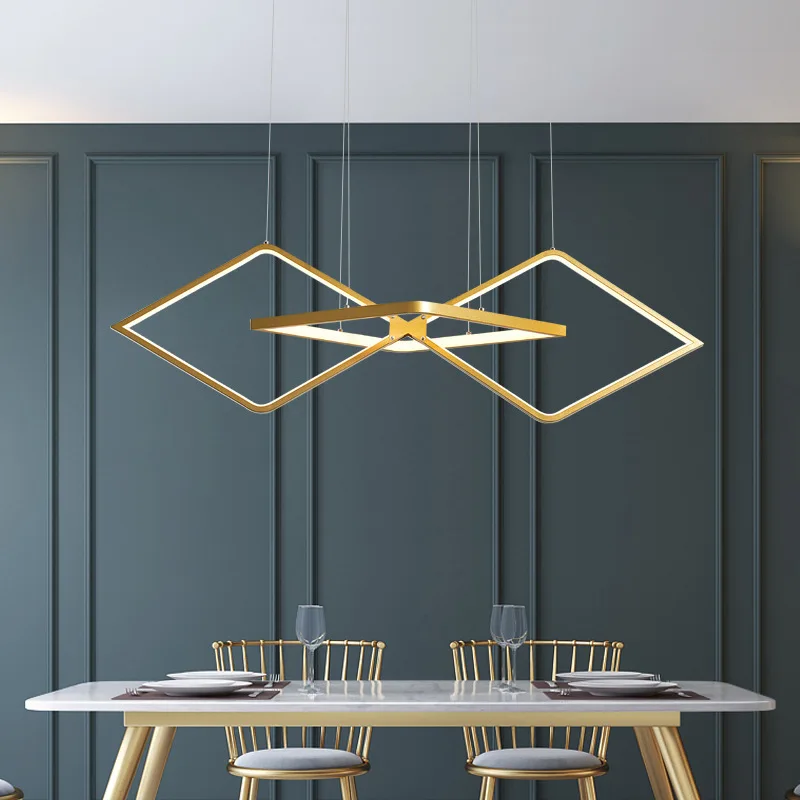 

Black/Gold Ceiling Pendant Lamp Modern for the Dining Table Kitchen Living Room Home Design Suspension Chandelier Decor Lighting