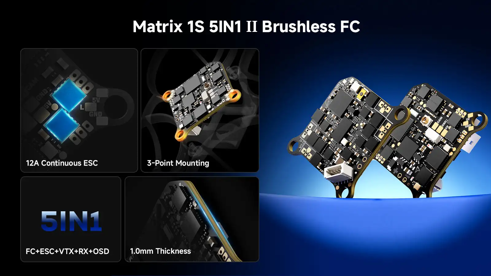 Air65 II Brushless Whoop Quadcopter - Matrix 1S 5IN1 II