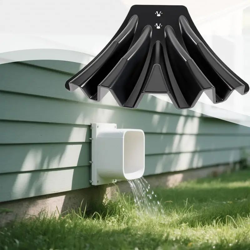 Gutter Downspout Diverter Gutter Downspout Extensions For Rainwater Dispersal Foundation Protection Rainwater Drainage Dispersal