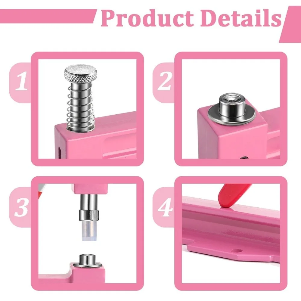 Hand Press Pearl Handmade Setting Machine Portable Fashion Design Bead Setting Tool Alloy Professional Claw Prong Tool