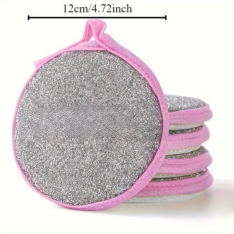 Description Picture 3 of item12PCS Kitchen Dishwashing Sponge Wipes and Wipes To Remove oil and dirt Powerful Cleaning and Brushing Pot Tools