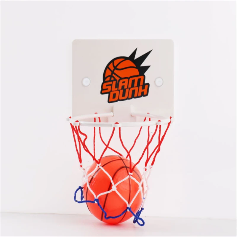 Mini basketball hoop kit indoor plastic basketball backboard home sports for kids funny game bathroom toys basketball hoop