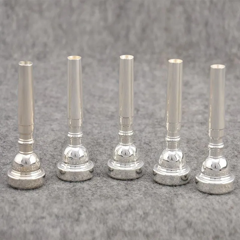 Trumpet Mouthpiece Bb Trumpet Mouthpiece 7C 5C 3C Size Pro Silver/Gold Plated Copper Musical Brass Instruments Trumpet Accessories