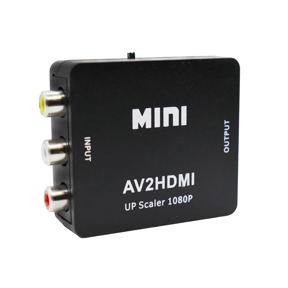 HDMI to av adapter HD 1080P RCA AV To HDMI-compatible Composite Adapter Converter AV2HDMI Audio Video Cable CVBS AV Adapter with USB Cable audio video converter adapter
