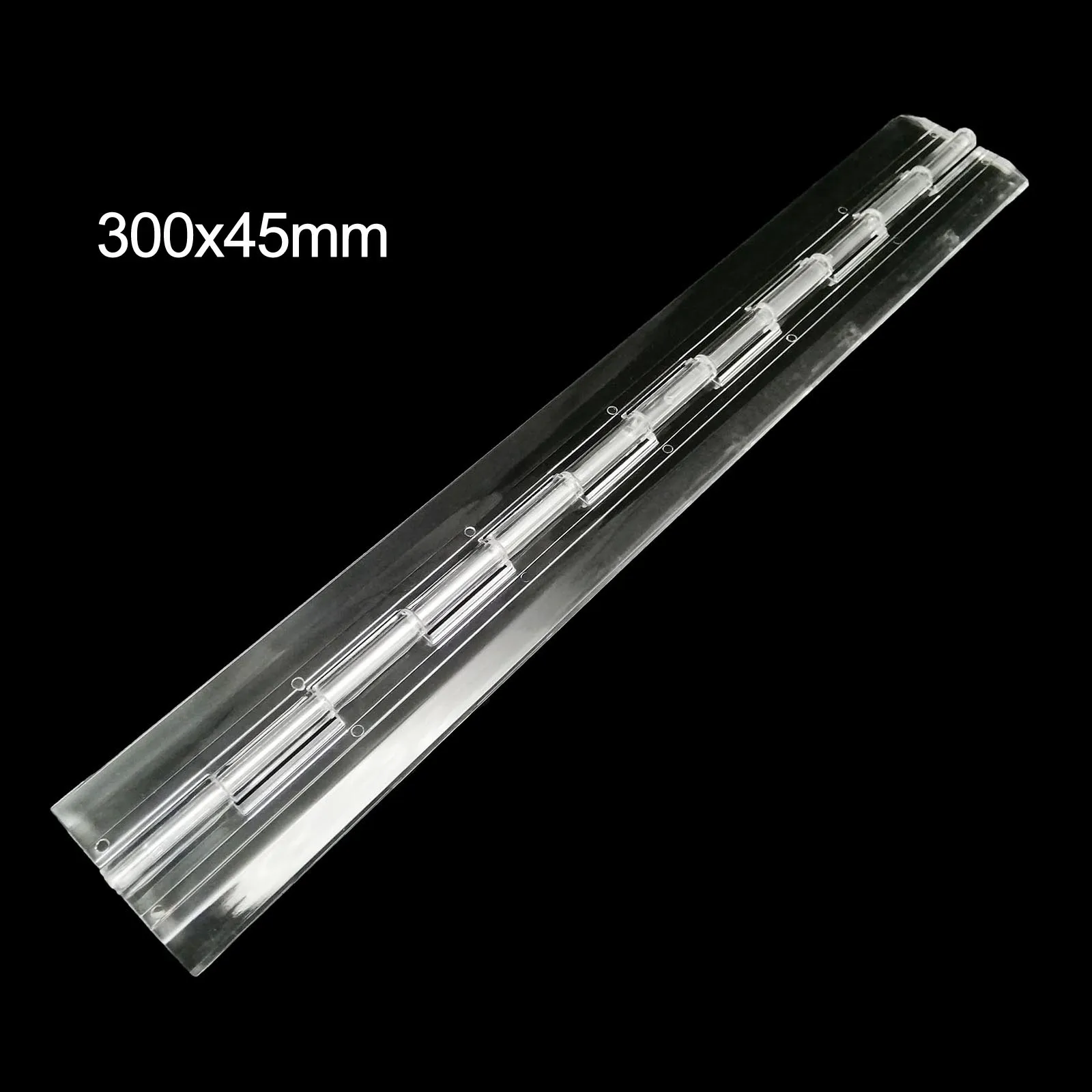Bivethoi 10 stks Clear Acryl Scharnieren voor Plexiglas, Zelfklevende Clear Plastic Transparante Continue Scharnier Gereedschap voor Kast Lade Meubels DIY Display Stand (35mm x 45mm