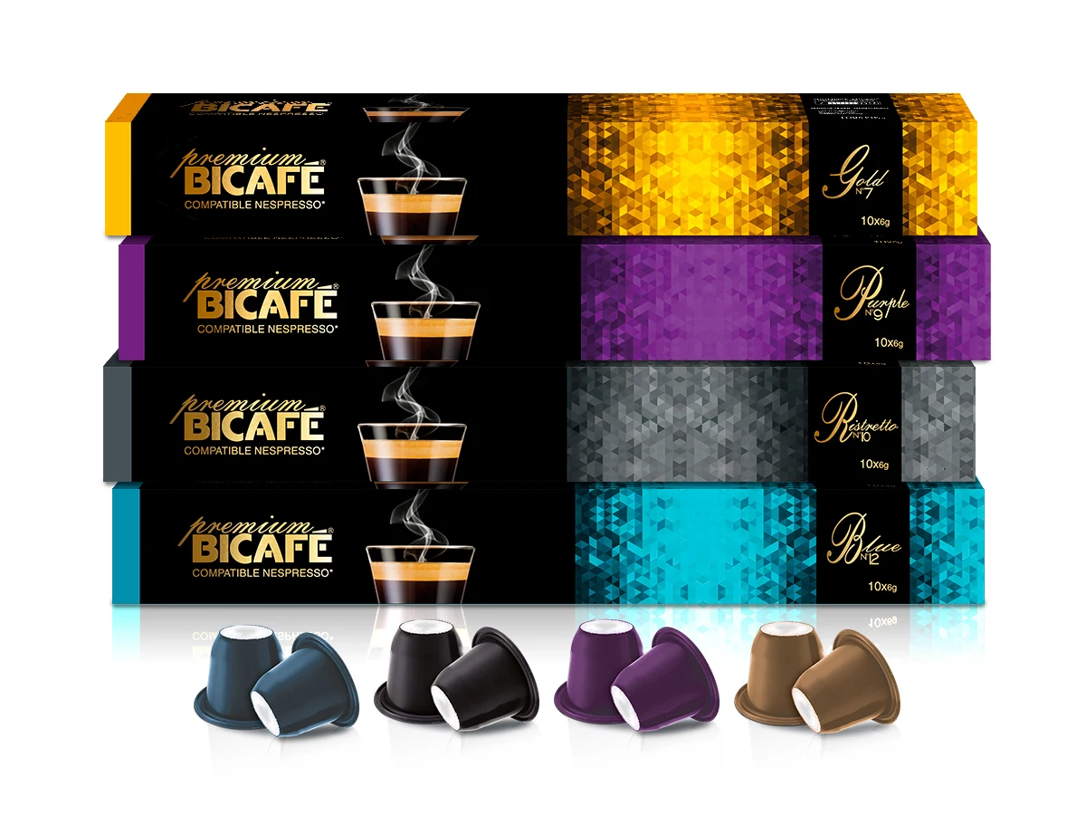 Kit 40 Cápsulas De Café Bicafé Premium P/ Máquinas Nespresso*