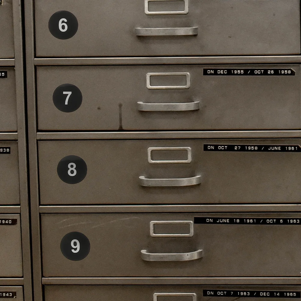 

Водонепроницаемые водонепроницаемые наклейки с круглыми цифрами, 5 листов