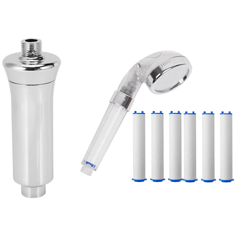 15 Stage Shower Filter Withjoint Contains High Output With Bathroom