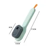 1/2pcs Shoes Brush Automatic Liquid Discharge Multifunction Press Out Shoes Cleaner Soft Bristles Clothes Brushes Cleaning Tool 6