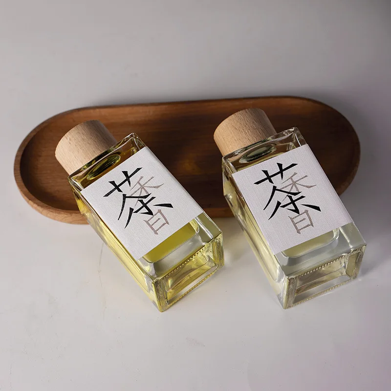 YXY 100ml Tea Fragrance Reed Diffuser Sets Oolong Jasmine White Tea Home Rattan Aromatherapy Set Reed Oil Glass Bottle Diffusers