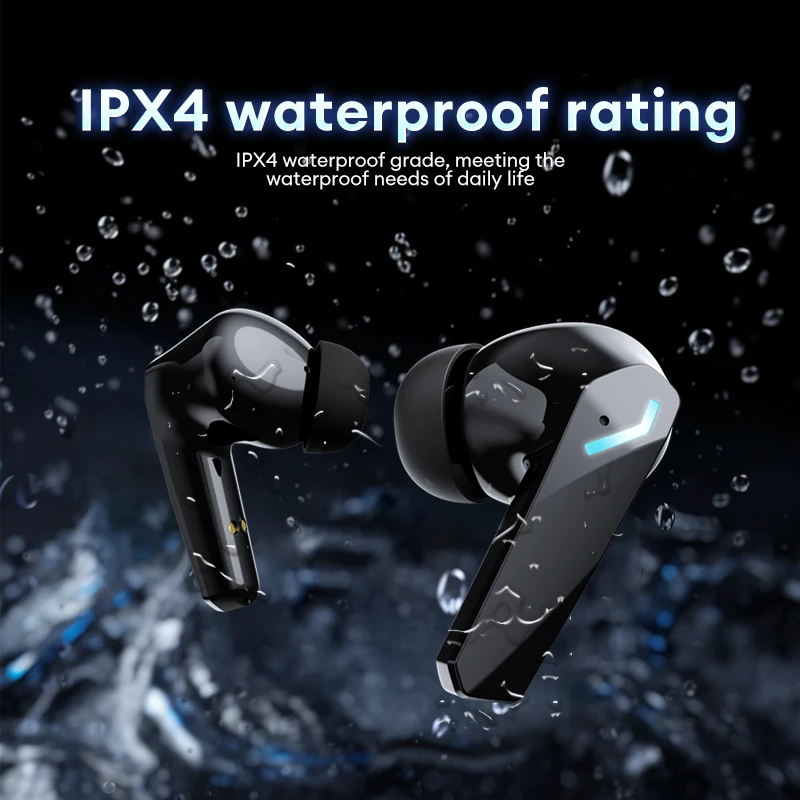 New Lenovo GM2 PRO MAX Wireless Upgrade Bluetooth 5.4 Earbuds LED Digital Display Waterproof Earphones Low Latency Game Headset 6