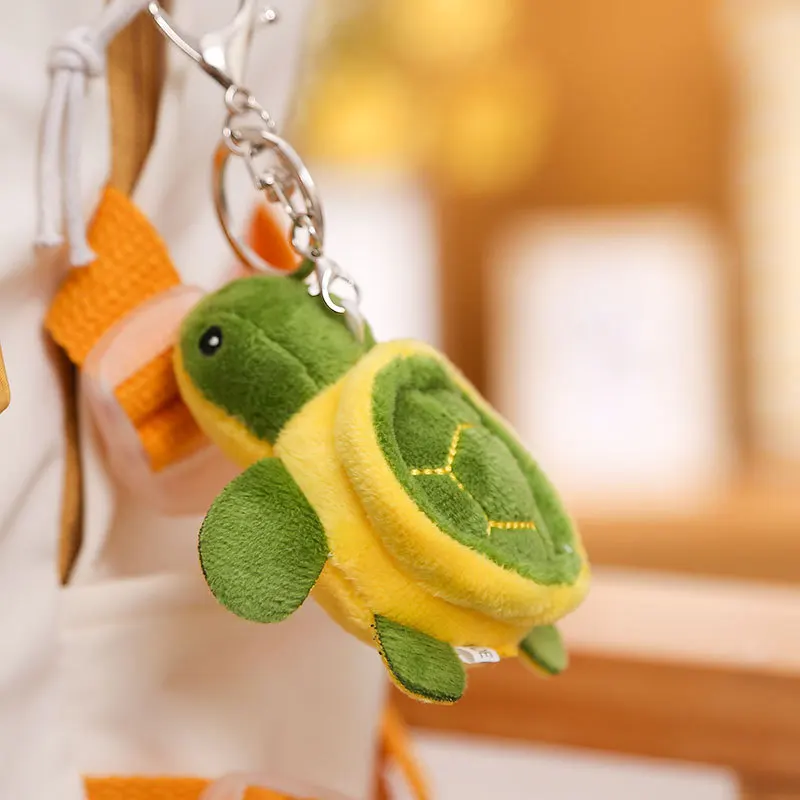 

new Creative Little Turtle keychain lifelike delicate Pendant soft funny fashione decorate couple birthday gift gift