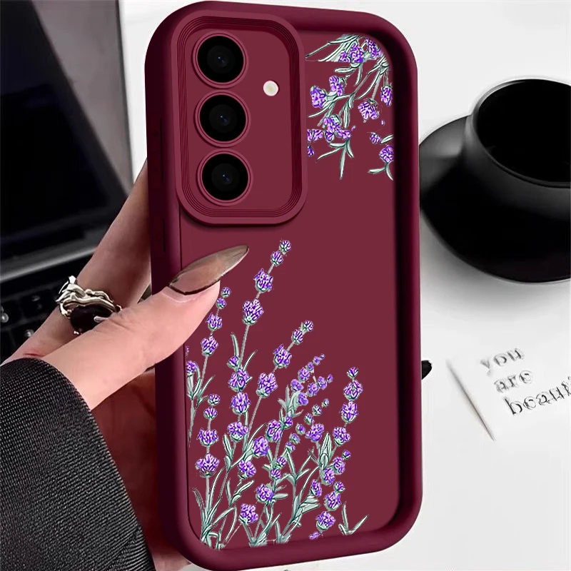 Purple Lavender TPU Phone Case