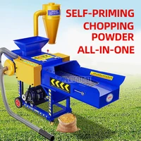 Chopper Chaff Cutter Fresh Fodder Horse Feed Guillotine Kneading Powder Three In One Machine Straw Crushing Machine 220V/380V 1