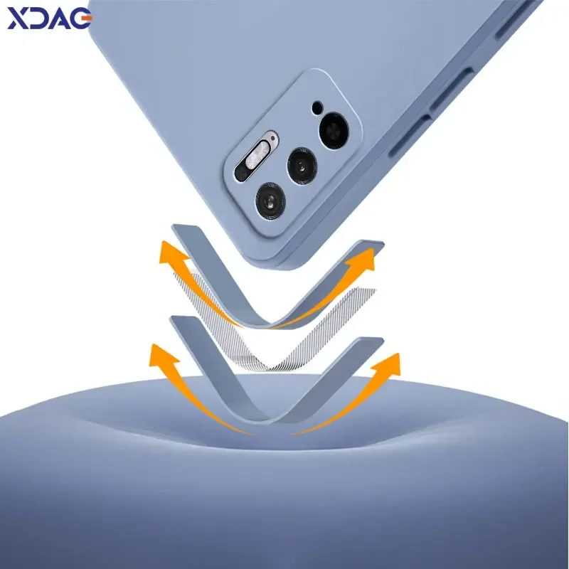 Premium Square Liquid Silicone Back Cover – Soft Waterproof Mobile Phone Case for Xiaomi Redmi Note 10 Pro