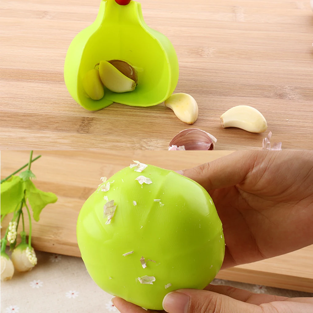 

Silicone Garlic Peelers Vegetable Skin Remover Kitchen Gadgets Elastic Time-Saving Stripper Peeling Tools Chinese Food