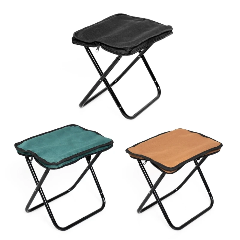 

Portable Folding Stool Outdoor Seat Lightweight Collapsible Stool for Hunting Hiking Beach Fishing Travelling Durable