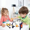 Pretend Tools Kit 40Pcs Kids Play Repair Tool Set Plastic Construction Toys with Screwdrivers for Toddler Boys Girls Child 4
