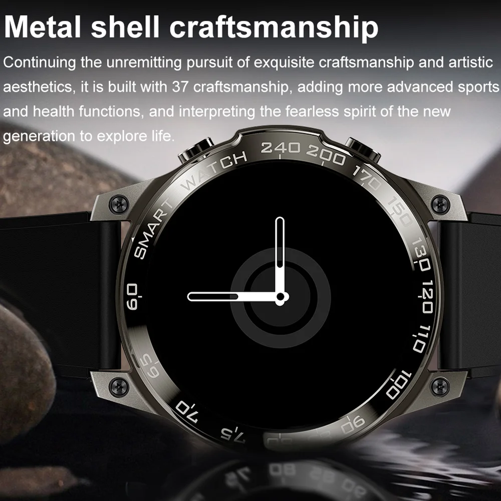 Ʈ ġ AMOLED ũ  ȭ Smartwatch 2023 NFC    ǰ  400mAh 1.43 &466*466 ȼ