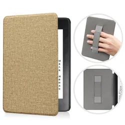 Custodia in pelle premium con maniglia e cover auto accensione/spegnimento per tablet da 7 pollici