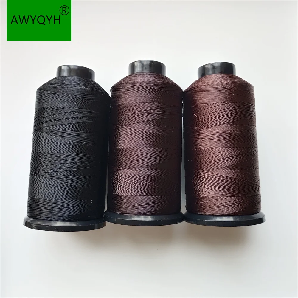 Bonded Nylon Pro Thread Sewing Leather Upholstery Jeans Weaving Hair Thread  for hair extension wig making