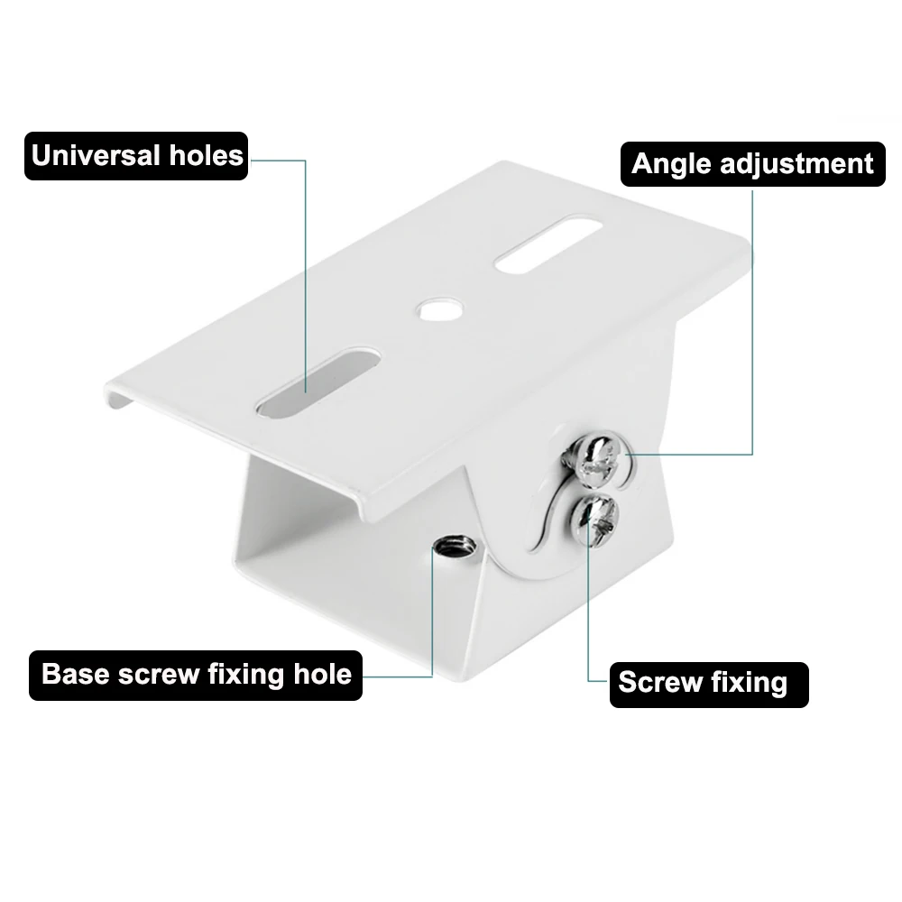 360 Degree Adjustable Security Surveillance CCTV Camera Mounting Bracket Duckbill Head Universal Joint Bracket Crossbar Adapter