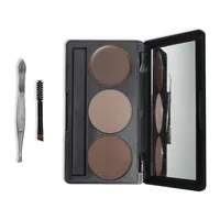 Private Label Eyebrow Powder Set Vegan Natural Eye Brow Powder with Brush Kit Makeup Custom Logo 2